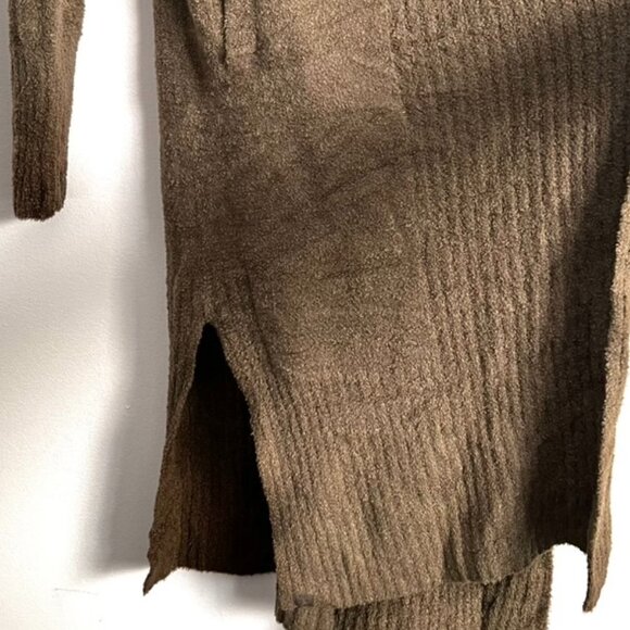 BAREFOOT DREAMS CozyChic Lite Catalina Long Cardigan Olive Green - Picture 5 of 8